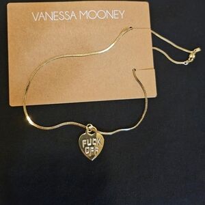 Vanessa Mooney Gold  Dainty Heart Necklace